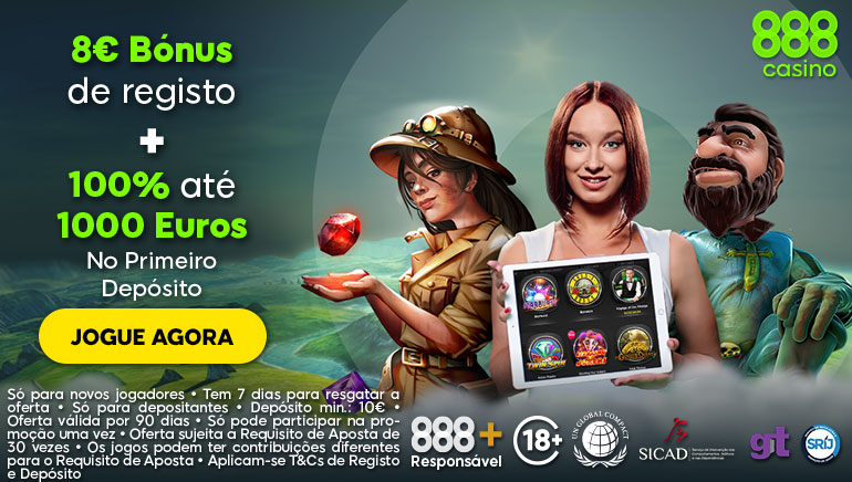 Jogadores do 888casino de Portugal Têm Acesso à Oferta Gigante