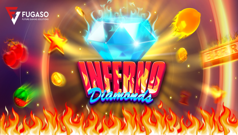 Screenshot da slot clássica Inferno Diamonds