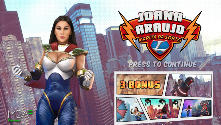 Joana Araújo é a super-heroína Capitã da Sorte