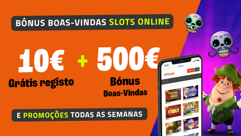 Ganhe 10€ grátis sem depósito e até 500€ em bónus!