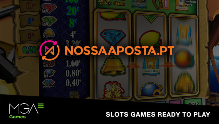 Logos da Nossaposta e MGA Games