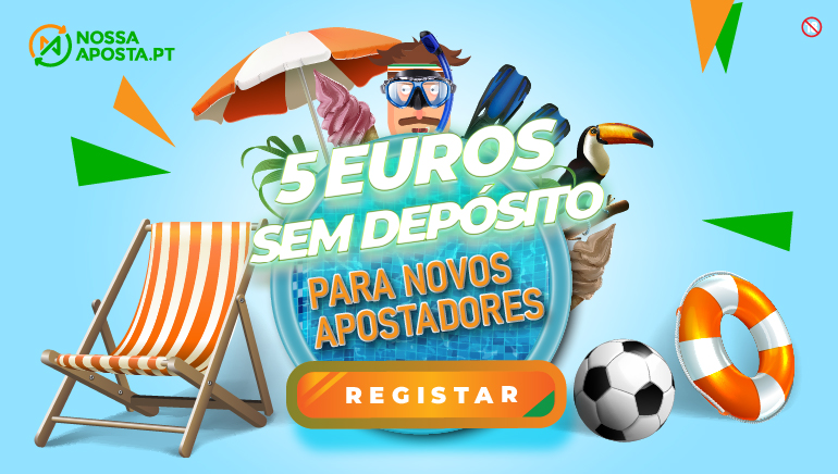 Oferta Promocional de 5€ para Jogadores do Nossa Aposta