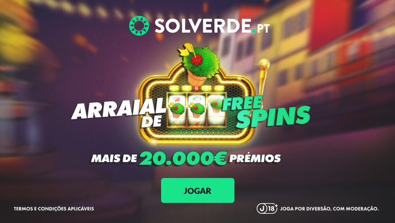Arraial de Free Spins no Solverde: Celebra os Santos Populares com mais de €20.000 em Bónus!