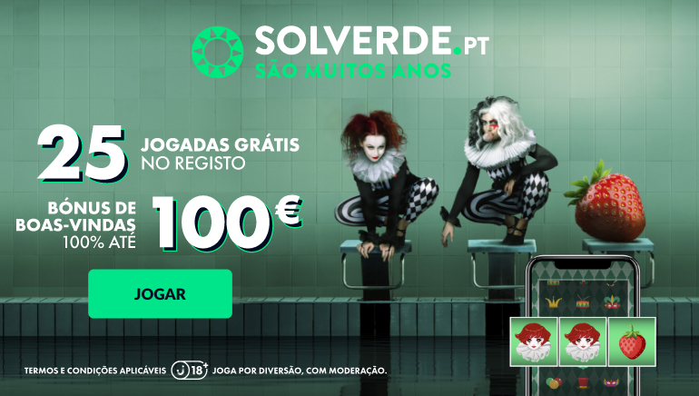 Solverde ultrapassa 1900 jogos e dá 25 rodadas grátis sem necessidade de depósito