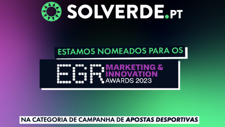 Solverde.pt entre os finalistas no prestigiado EGR Marketing and Innovation Awards