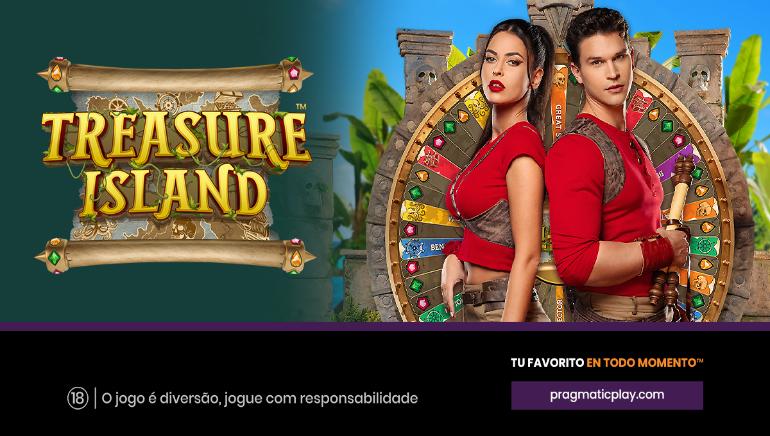 Jogo de Concurso Televisivo ao Vivo "Treasure Island" pela Pragmatic Play